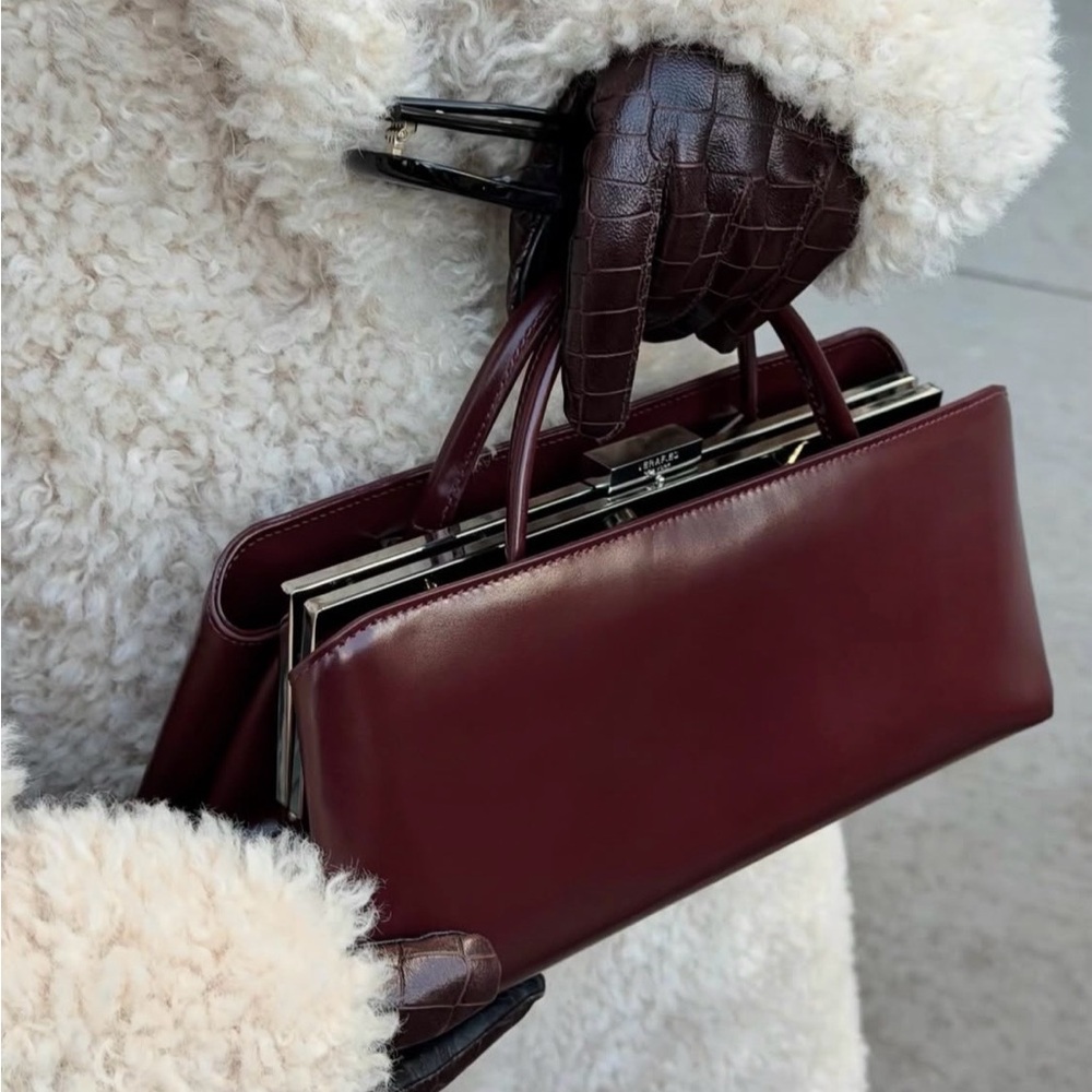 Verafied Burgundy Eclair Bag (NWOT)